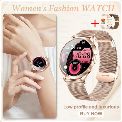 New Smart Watch For Women Gift 1.32 Inch Full Touch Screen