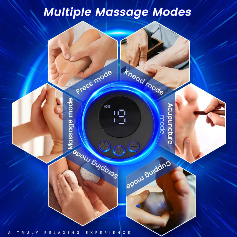 Electric EMS Foot Massager Pad Relief Pain Massage Mat