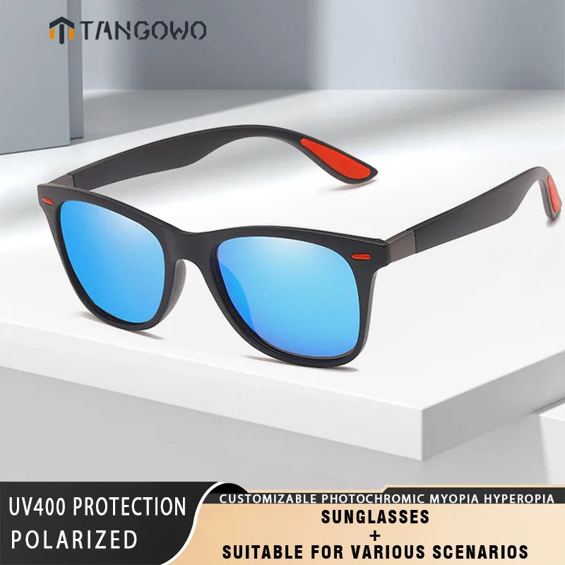 TANGOWO Polarized Retro Sunglasses Men Women Vintage