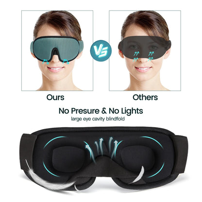 New Brand 3D Sleeping Mask Block Out Light Sleep Mask
