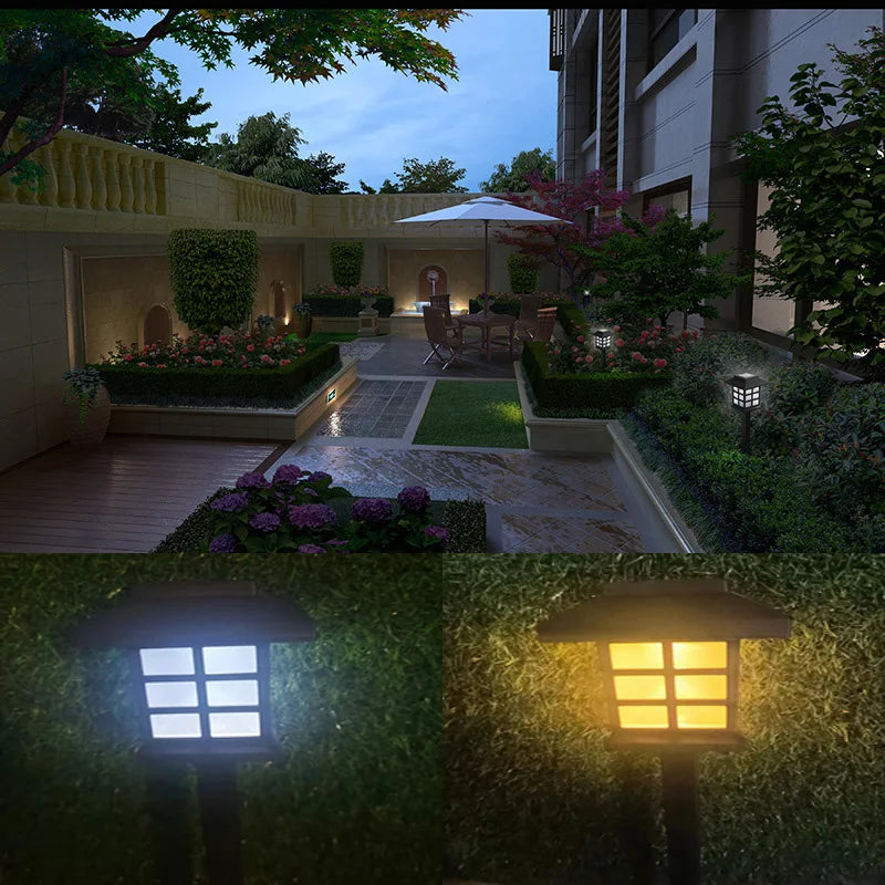 8 Pack Solar Pathway Garden Lights Outdoor Solar Lawn Lamp