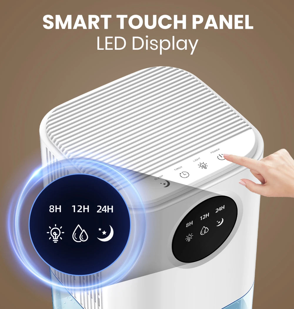 Portable Dehumidifier With 35 Ounces Capacity