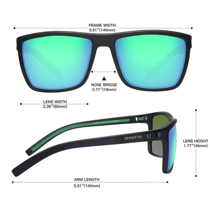 Polarized Sunglasses for Men Shades Lightweight TR90 Frame
