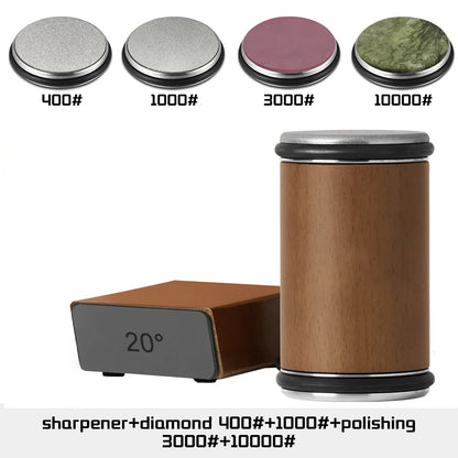 Rolling Knife Sharpener Double Sided Diamond Sharpening Stone