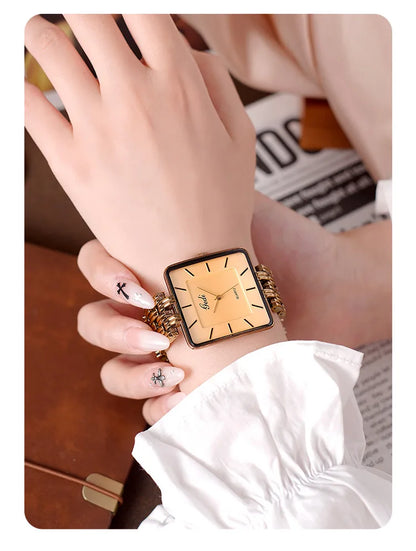Men Watch Business Simple Square Couple Watches Waterproof