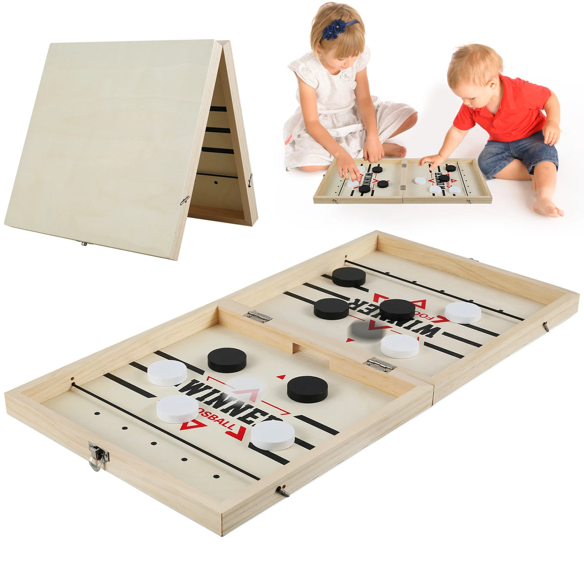 Foldable Foosball Winner Games Table Hockey Catapult Chess