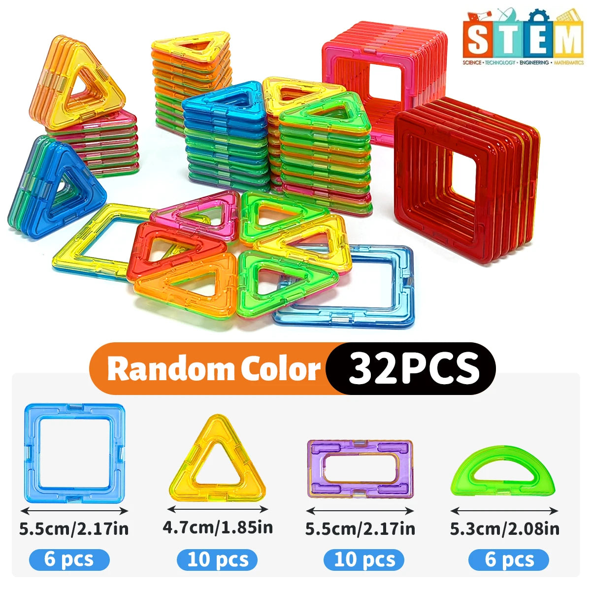 Magnetic Building Blocks DIY Learning Educational Magnet Toys