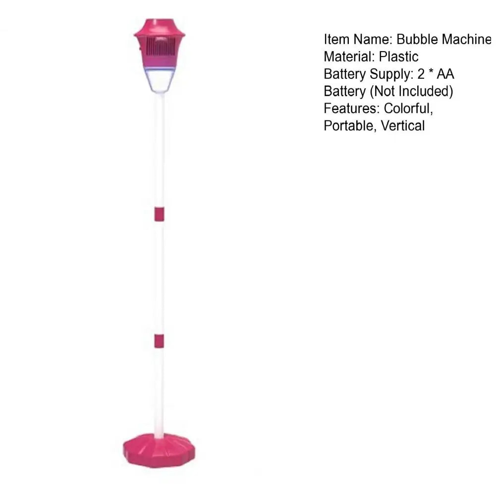 Bubble Machine Stand Automatic Bubble Maker with Night Light