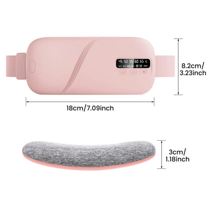 Electric Heating Pad Menstrual Cramp Massager Belt Women