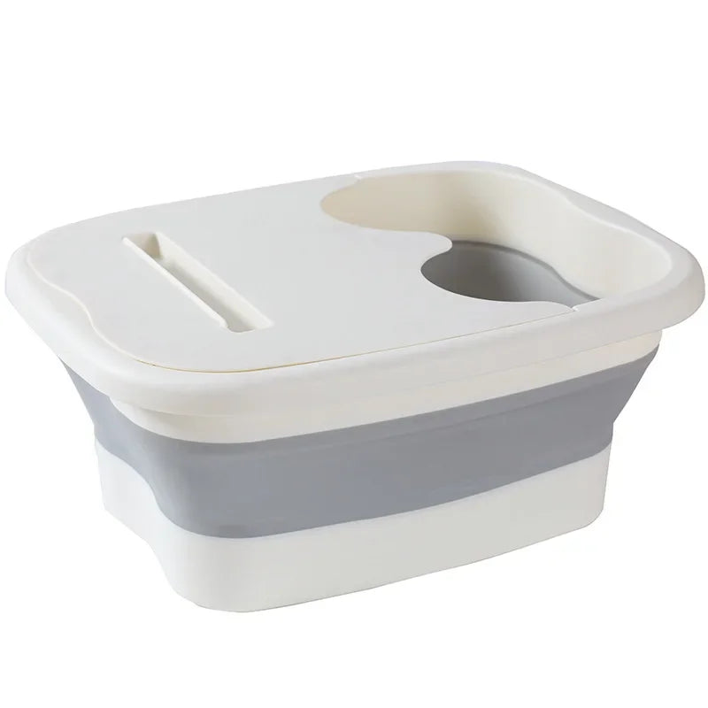 Foldable Footbath Massage Bucket Soaking Bucket Folding
