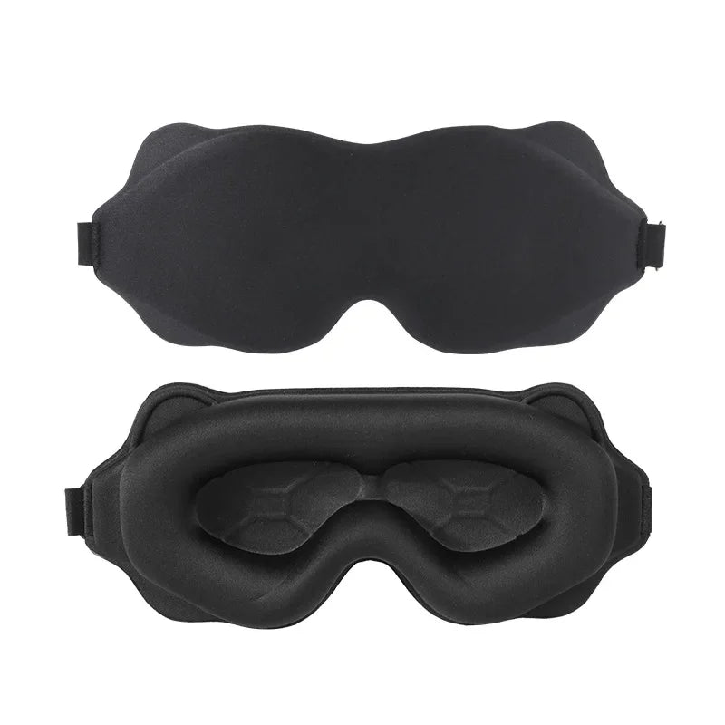 Sleep Eye Mask Weighted for Side Sleeper Men Women 3D Contoured Sleeping Mask