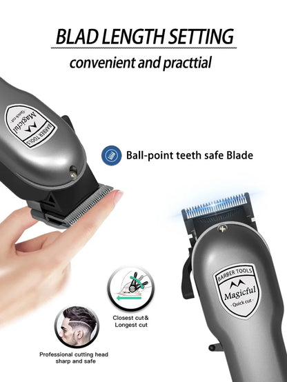Hair Clipper Hair Trimmer For Men Rechargeable Trimmer