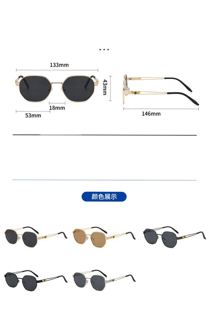 Fashion Small Polygon Polarized Sunglasses Forr Women Men
