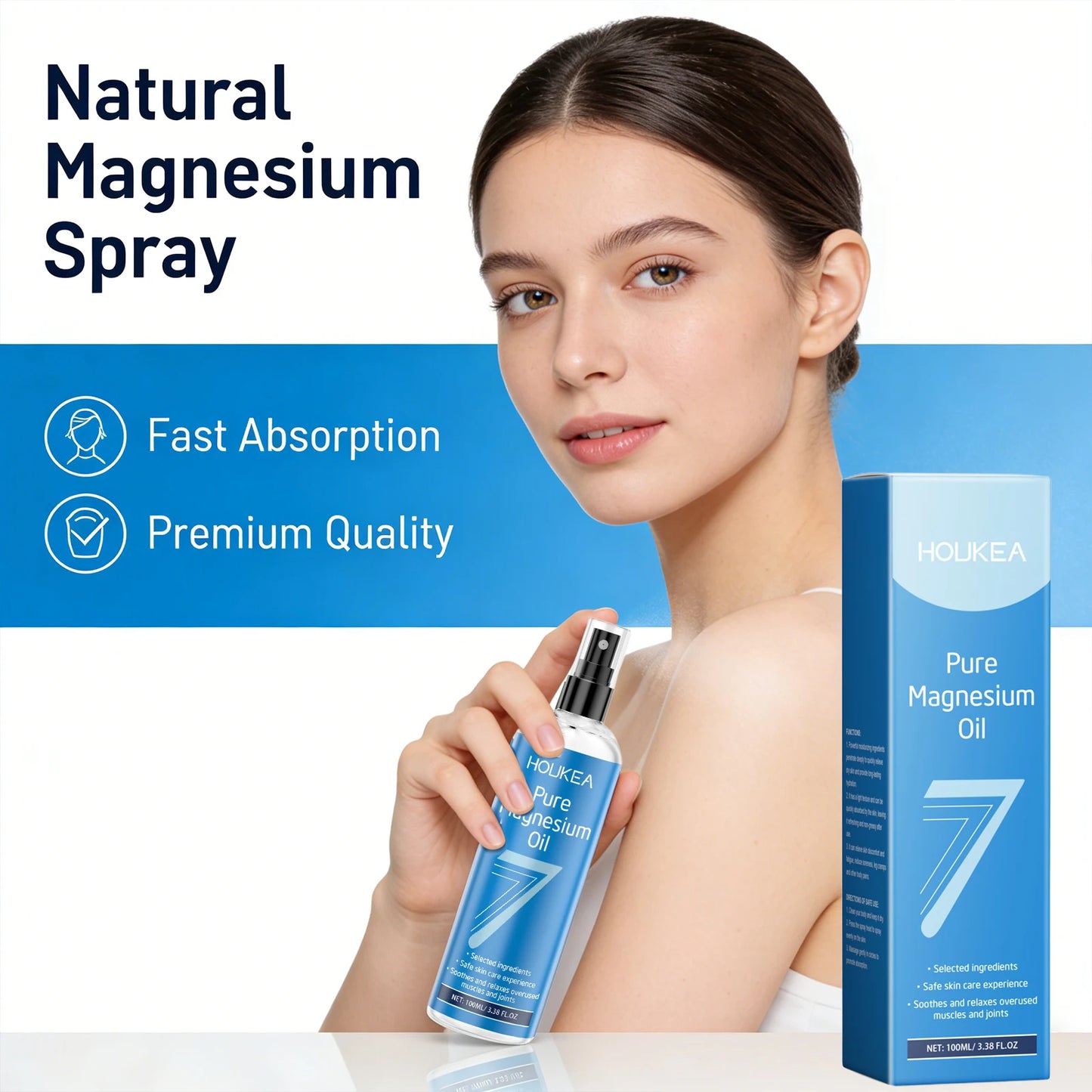 Pure Magnesium Oil Spray Soothing Relax Muscle and Joint