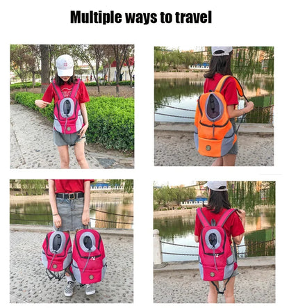 New Double Shoulder Portable Travel Backpack Pet Carrier