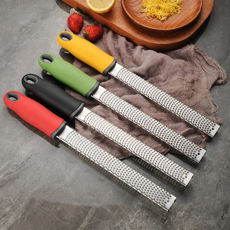 Stainless Steel Cheese Grater & Lemon Zester with Protect Cover