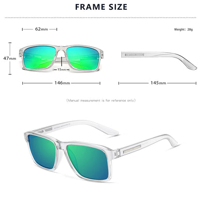 Polarized UV400 Sunglasses Fashion Photochromic Gradient