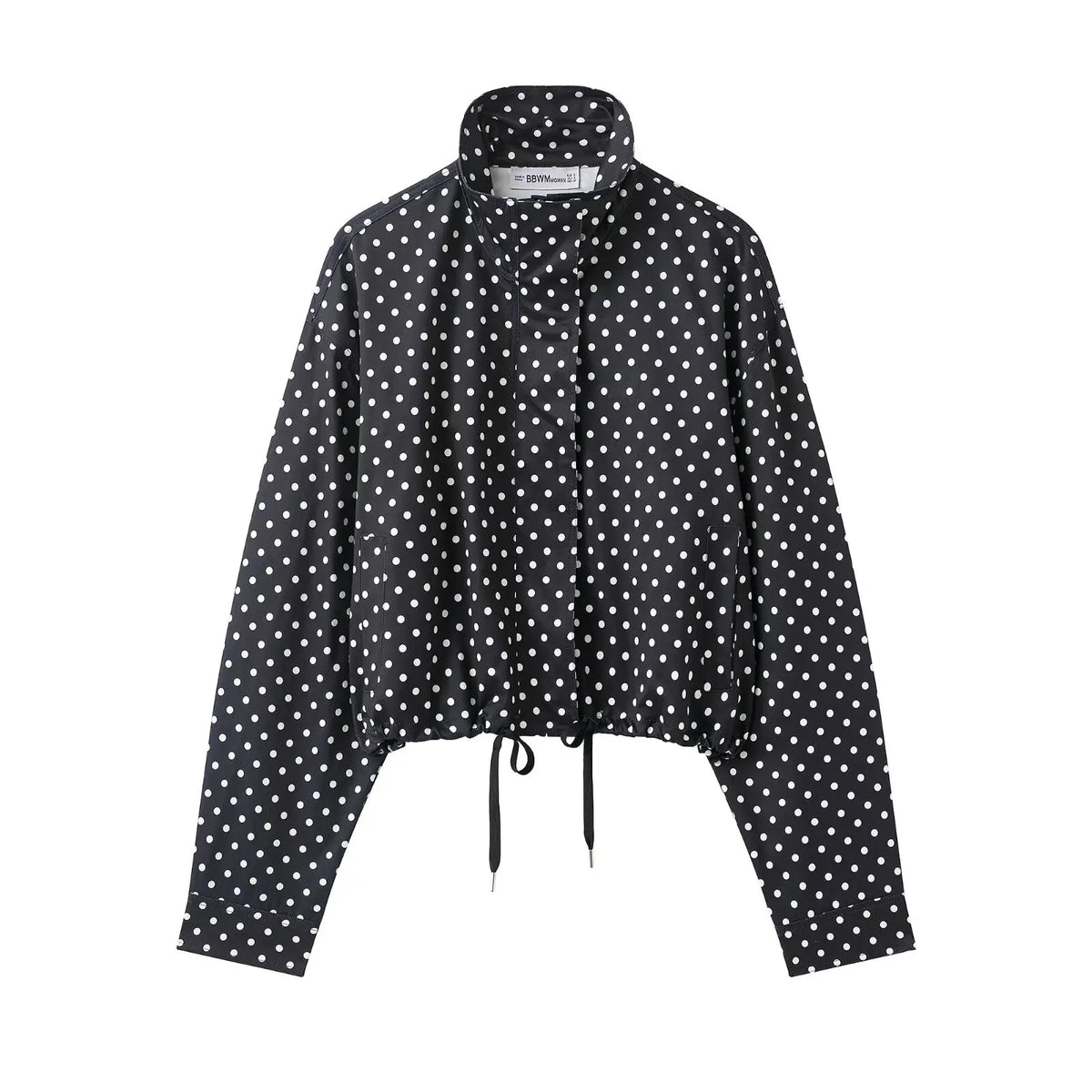 HH Fashion Women's Polka Dot Print Short Coats