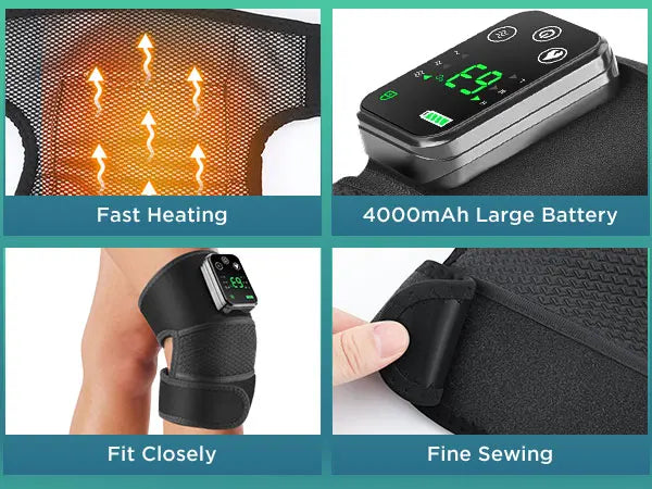 3-in-1 Heated Vibration Knee Massager
