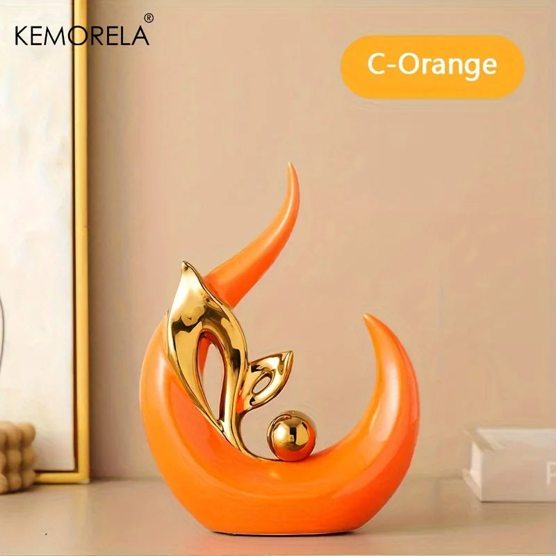 Ceramic Statue Nordic Creative Light Luxury Living Room
