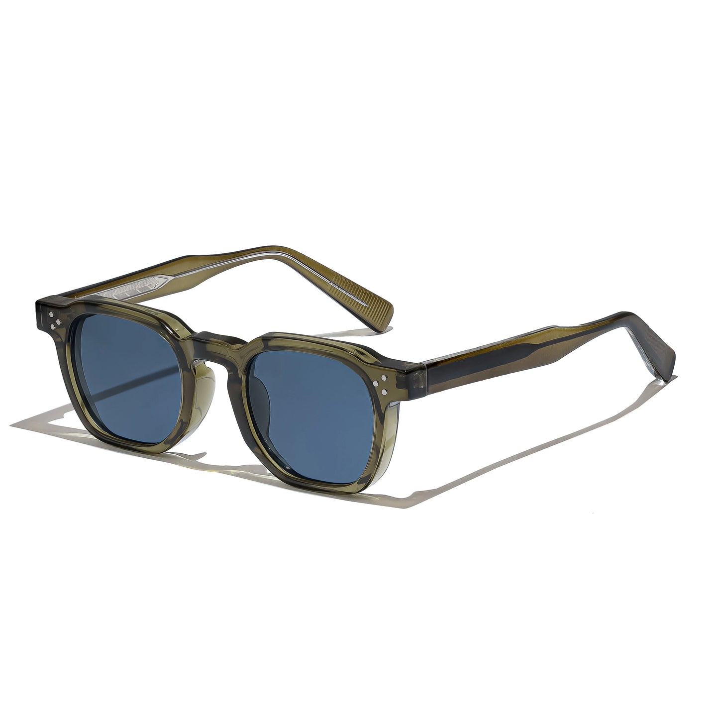 HBK New Square Retro Sunglasses Men Fashion