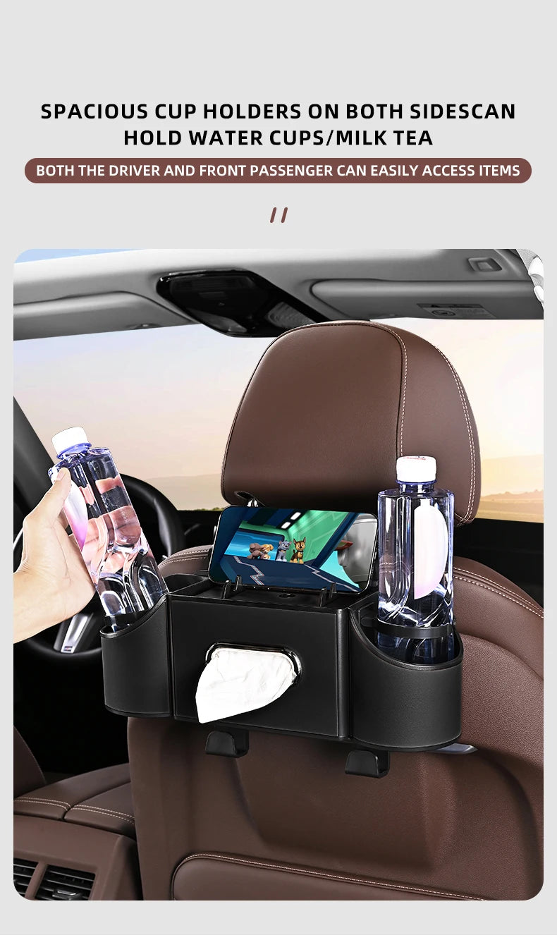 Car Seat Back Storage Box Multi-Functional Vehicle Mounted