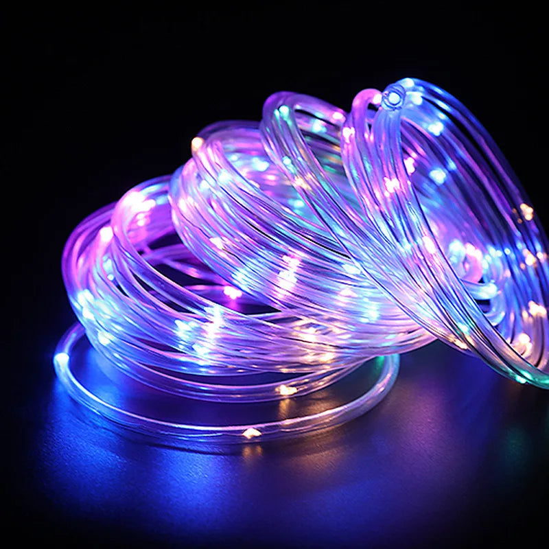 300LED Solar Rope Strip Light Outdoor Waterproof Fairy Light