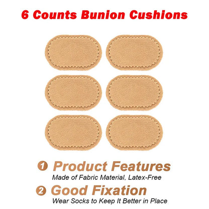 Bunion Cushions Pad Fabric Toe and Foot Protector Pads