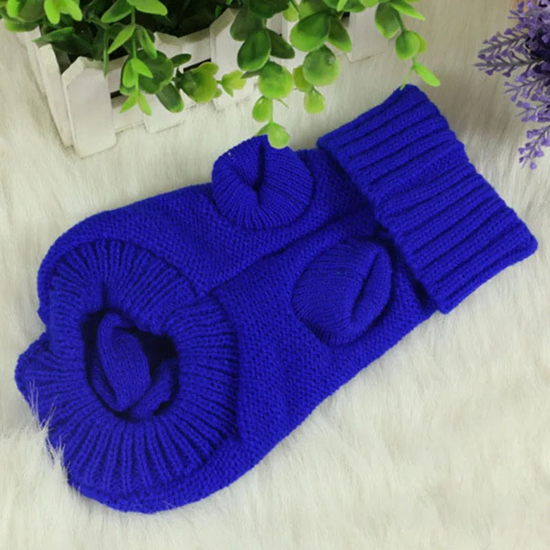 Dog Winter Clothes Knitted Pet Clothes Pet Sweater