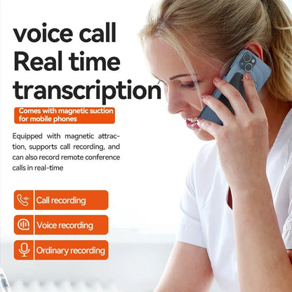 8-128GB AI ChatGPT-4 Intelligent Voice Recorder Audio App