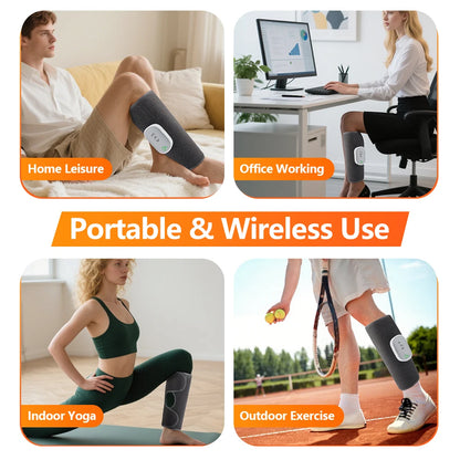 Eletric 360° Air Pressure Calf Massager Wireless Leg Massage