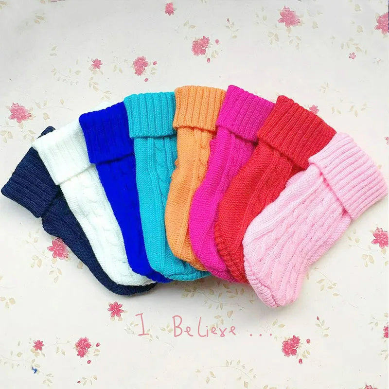 Dog Winter Clothes Knitted Pet Clothes Pet Sweater