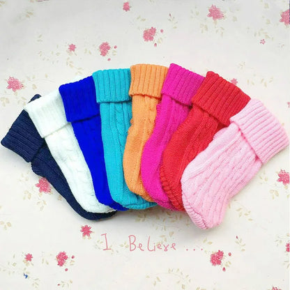Dog Winter Clothes Knitted Pet Clothes Pet Sweater