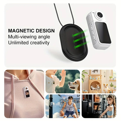 Motorcycle Mini Recorder 2.7K Finger Action Camera Lightweight