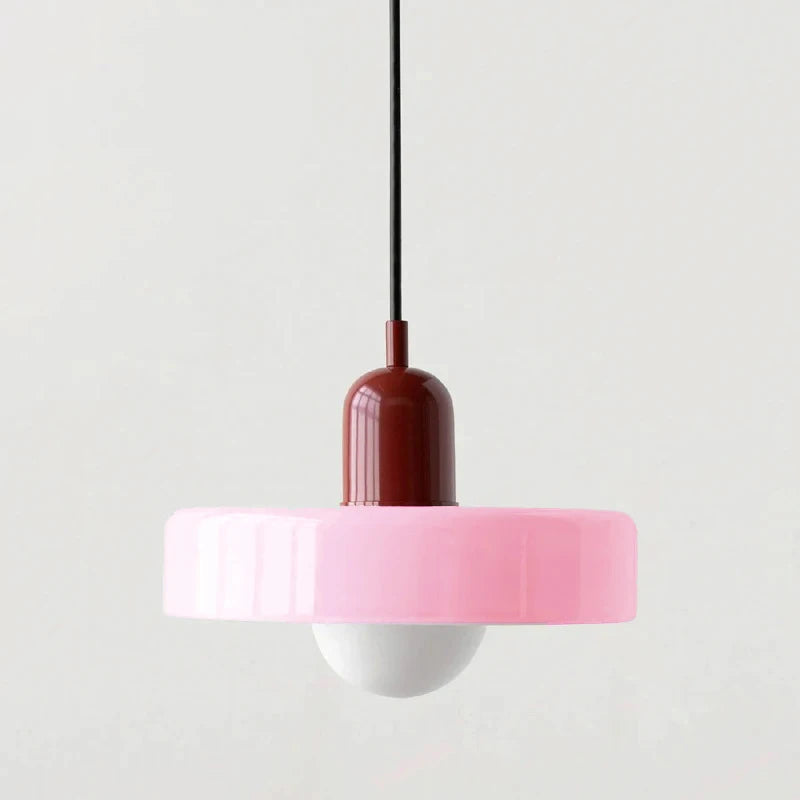 Nordic Retro Glass Pendant Lamps Indoor E27 LED Chandelier