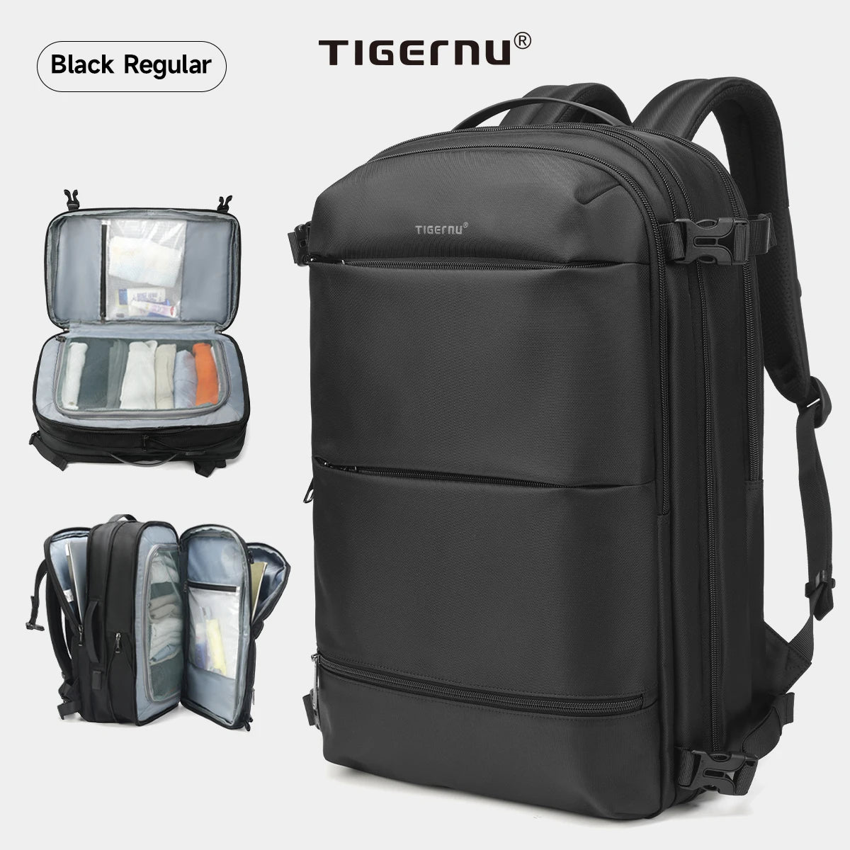 Tigernu Vacuum Compression Backpacks Men Travel
