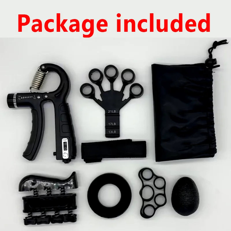 Grip Strength Trainer Set Wiht Finger Trainer Hand Grip