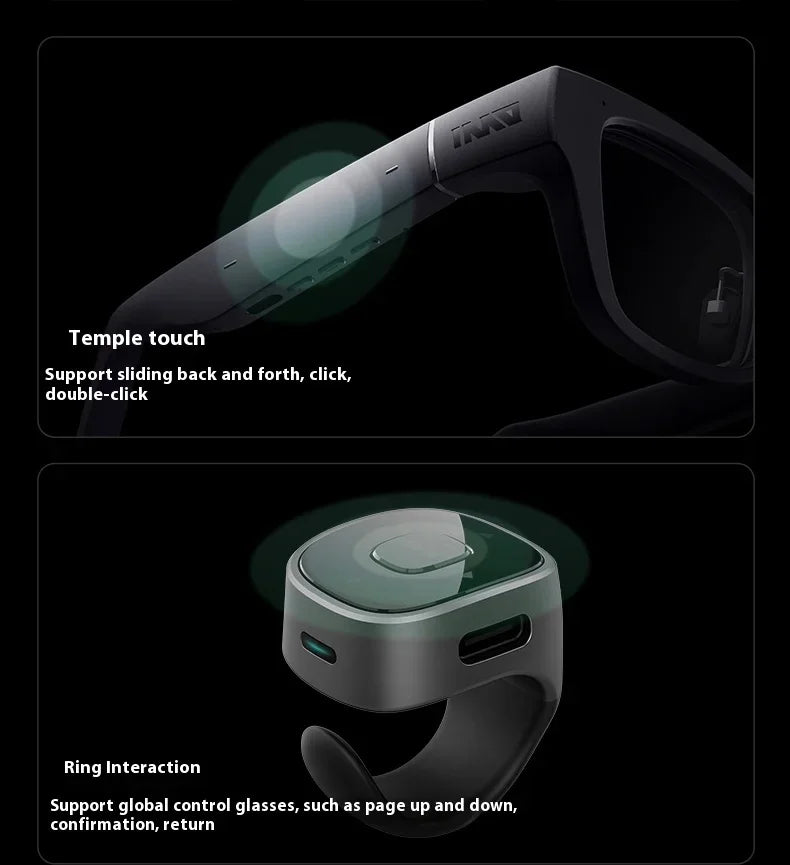 INMO Go2 Smart AR Translation Glasses Wireless AI Assistant