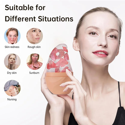 Silicone Facial Ice Roller Mold Reusable Ice Cube Tray