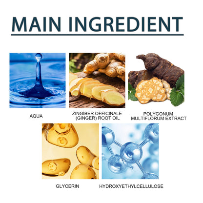 Natural Hair Care Essential Oil Ginger Polygonum Multiflorum