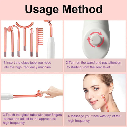 High Frequency Facial Wand For Hair Face Anti Aging