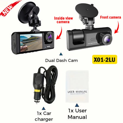 NEW 1080P HD WIFI 2/3Camera Dash Cam For Car Camera