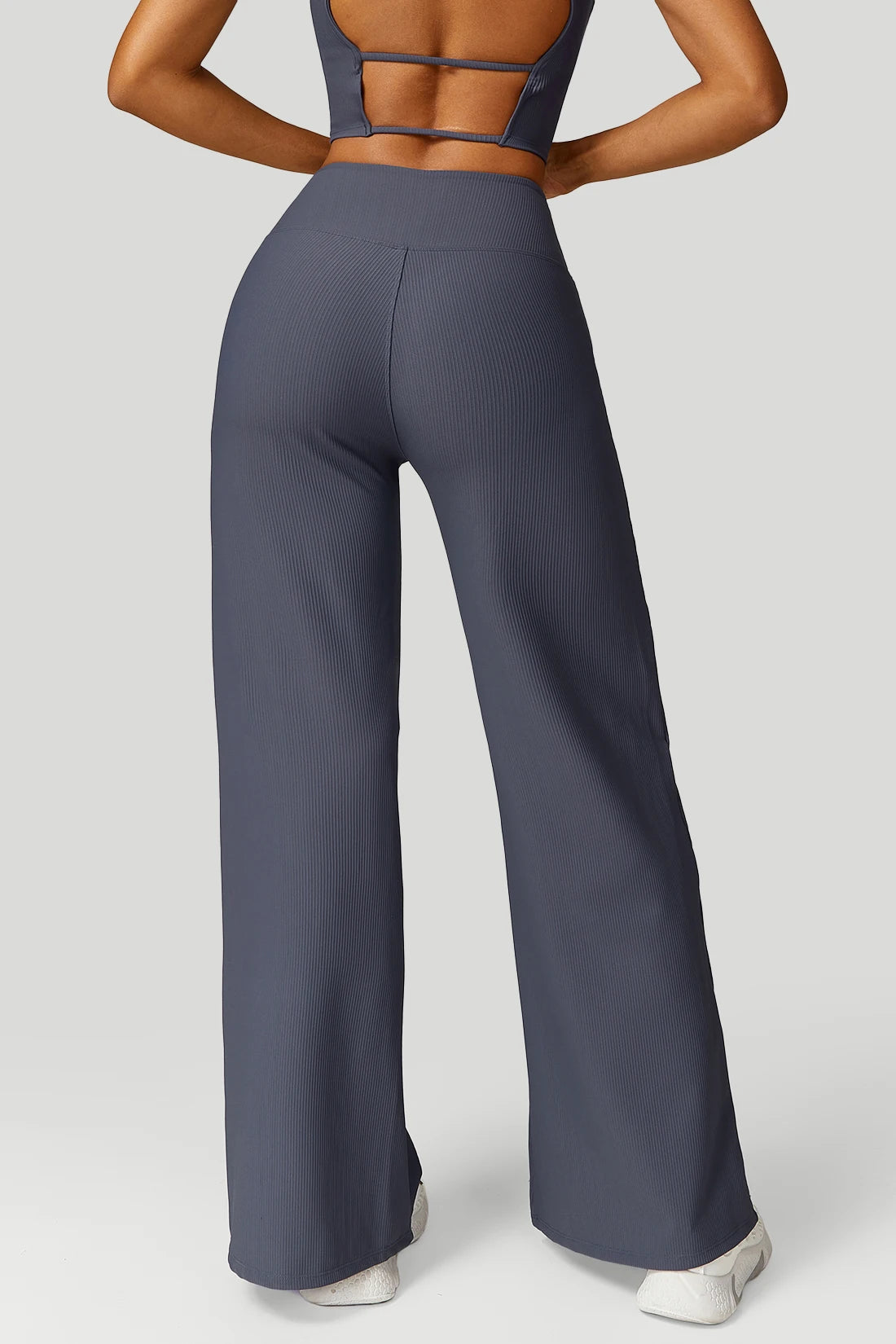 Women  Wide-leg Yoga Pants High Waist Stretchy Leggings