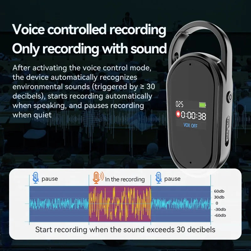 AI Voice Recorder Dictaphone with Real-Time Transcription