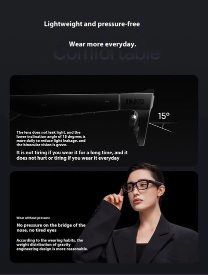 INMO Go2 Smart AR Translation Glasses Wireless AI Assistant