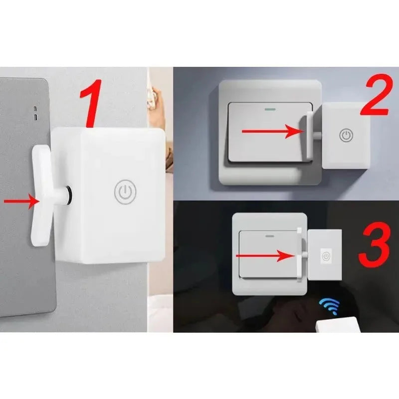 Wireless Control Light Switch Off Tool Automatic Button Pusher