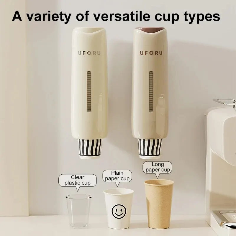 Water Dispenser Cup Extractor Wall Mounted Holder Bracket