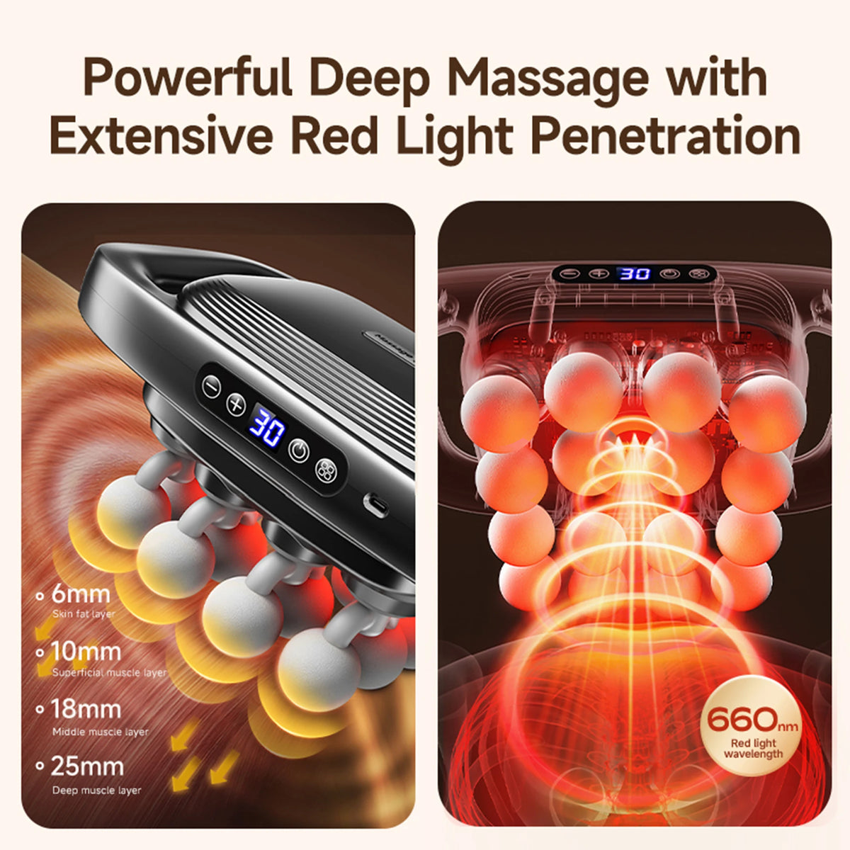 Massager Gun Set Deep Tissue Body Fitness Muscle
