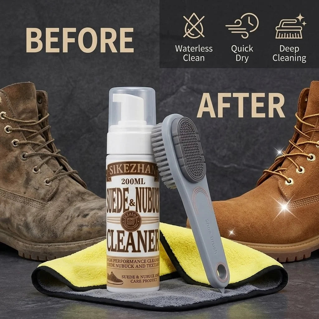 Premium Suede Nubuck Cleaning Kit Foam Shoe Cleaner