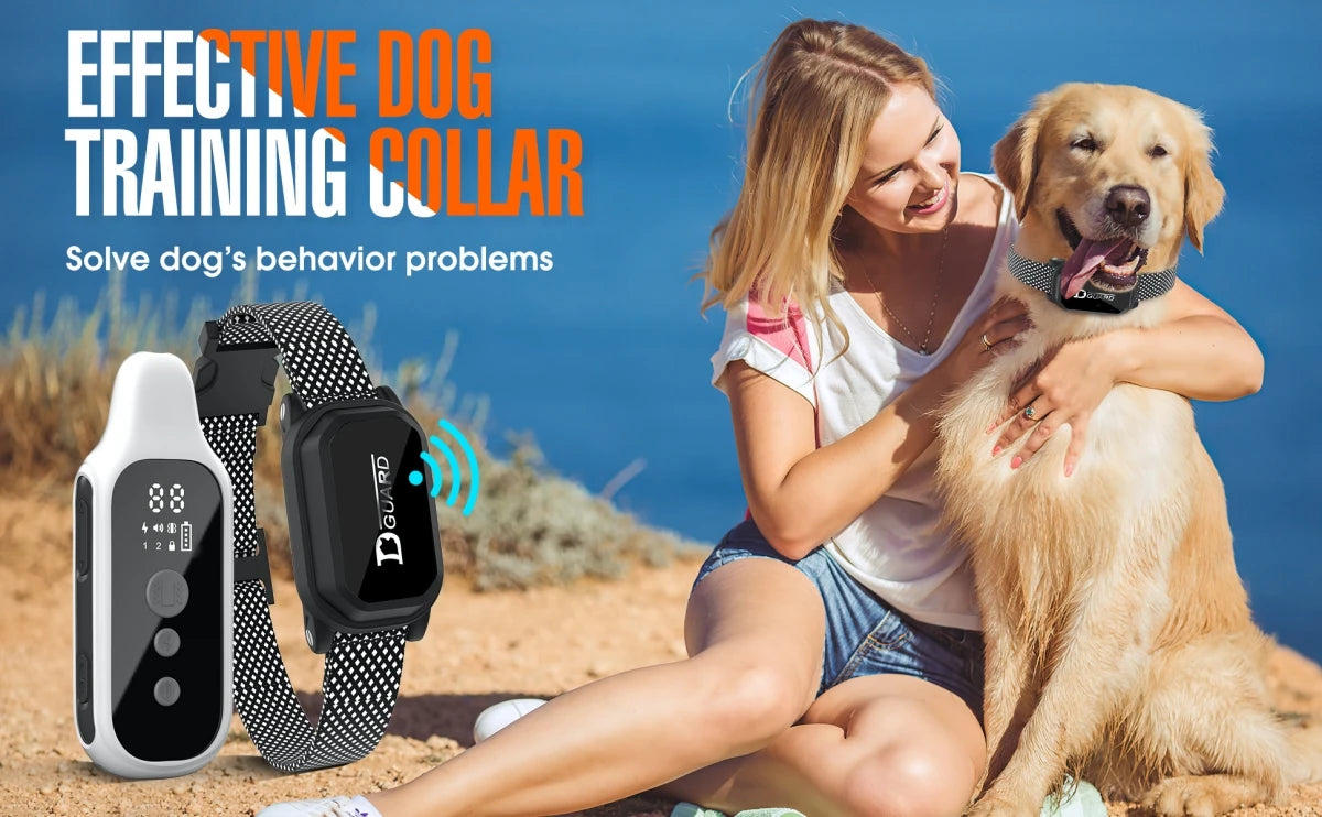 800m Digital Dog Training Collar Shock Vibration Sound